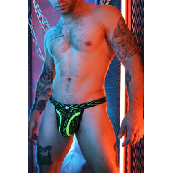 Breedwell String Dickmatized Noir-Vert neon